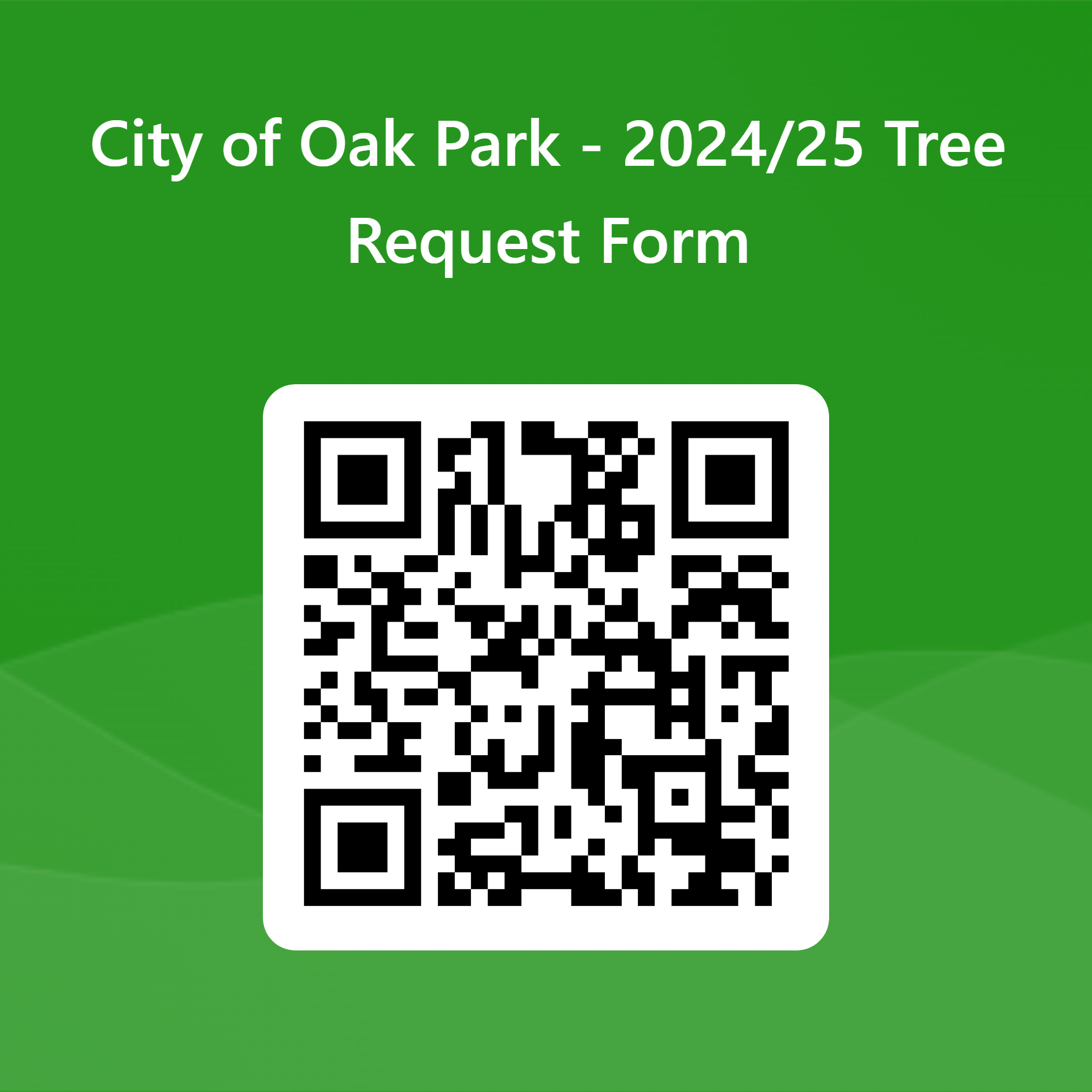 QRCode for City of Oak Park - 2024_25 Tree Request Form